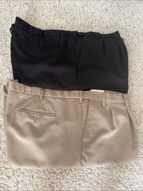 Amazon Essentials Men's Dress Pants - Black & Khaki